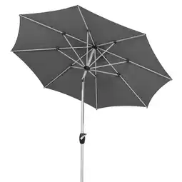 toom Baumarkt Schneider Marktschirm 'Venedig Green Style' anthrazit Ø 270 cm Angebot