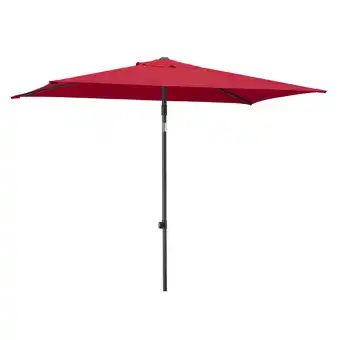 toom Baumarkt Schneider Marktschirm 'Sevilla' rot 240 x 140 cm Angebot
