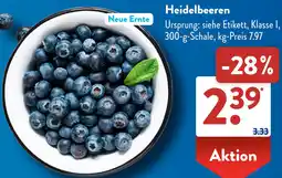 Aldi Süd Heidelbeeren Angebot