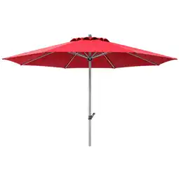 toom Baumarkt Schneider Marktschirm 'Gemini' dunkelrot Ø 360 cm Angebot