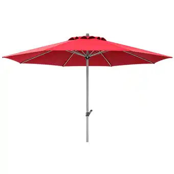 toom Baumarkt Schneider Marktschirm 'Gemini' dunkelrot Ø 360 cm Angebot