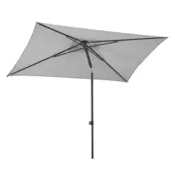 toom Baumarkt Schneider Marktschirm 'Sevilla' silbergrau 240 x 140 cm Angebot