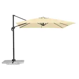 toom Baumarkt Schneider Ampelschirm 'Rhodos Junior' naturfarben 270 x 270 cm Angebot