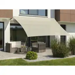 toom Baumarkt Schneider Sonnensegel 'Teneriffa' naturfarben 500 x 360 cm Angebot