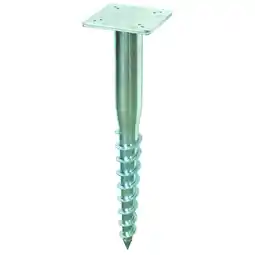 toom Baumarkt Universal-Bodendübel silbergrau 16 x 16 x 55 cm, für Sonnenschirme Angebot