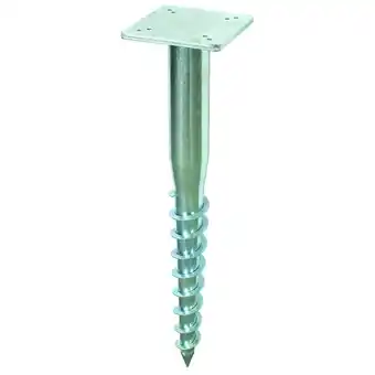 toom Baumarkt Universal-Bodendübel silbergrau 16 x 16 x 55 cm, für Sonnenschirme Angebot