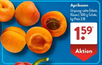 Aldi Süd Aprikosen Angebot