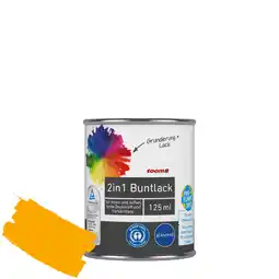 toom Baumarkt toom 2in1 Buntlack 'Sonnenblume' orangegelb glänzend 125 ml Angebot