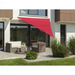 toom Baumarkt Schneider Sonnensegel 'Lanzarote' rot 360 x 360 x 360 cm Angebot
