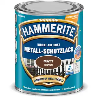 toom Baumarkt Hammerite Metallschutzlack 'Direkt auf Rost' braun matt 750 ml Angebot