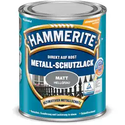 toom Baumarkt Hammerite Metallschutzlack hellgrau matt 750 ml Angebot