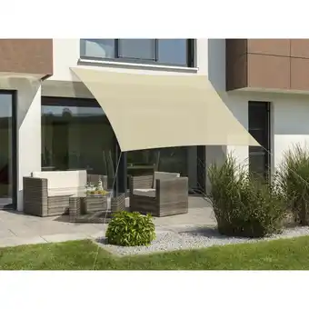 toom Baumarkt Schneider Sonnensegel 'Lanzarote' naturfarben 360 x 360 cm Angebot