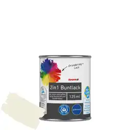 toom Baumarkt 2in1 Buntlack 'Eisblume' weiß glänzend 125 ml Angebot