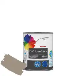 toom Baumarkt toom 2in1 Buntlack 'Treibholz' hellbraun glänzend 125 ml Angebot