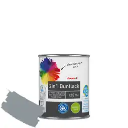 toom Baumarkt toom 2in1 Buntlack 'Stadtgeflüster' silbergrau seidenmatt 125 ml Angebot