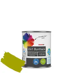 toom Baumarkt toom 2in1 Buntlack 'Frühlingswiese' limettengrün seidenmatt 125 ml Angebot