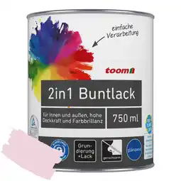toom Baumarkt toom 2in1 Buntlack 'Flamingo' rosa glänzend 750 ml Angebot