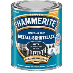 toom Baumarkt Hammerite Metallschutzlack anthrazitgrau matt 250 ml Angebot