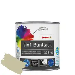 toom Baumarkt toom 2in1 Buntlack 'Salbeiduft' zartgrün glänzend 375 ml Angebot