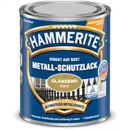 toom Baumarkt Hammerite Metallschutzlack gold glänzend 250 ml Angebot
