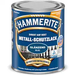 toom Baumarkt Hammerite Metallschutzlack blau glänzend 250 ml Angebot