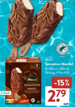 Aldi Süd MUCCI Sensation Mandel Angebot