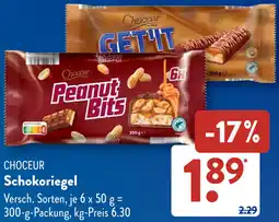 Aldi Süd CHOCEUR Schokoriegel Angebot