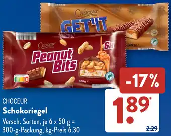 Aldi Süd CHOCEUR Schokoriegel Angebot