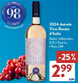 Aldi Süd 2024 Astrale Vino Rosato d'Italia Angebot