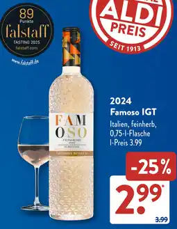Aldi Süd 2024 Famoso IGT Angebot