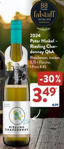 Aldi Süd 2024 Peter Hinkel Riesling Chardonnay QbA Angebot
