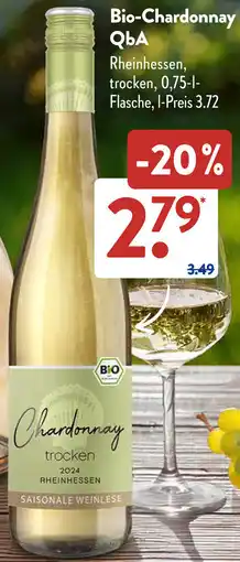 Aldi Süd Bio-Chardonnay QbA Angebot