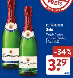Aldi Süd ROTKÄPPCHEN Sekt Angebot