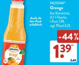 Aldi Süd VALENSINA Orange Angebot