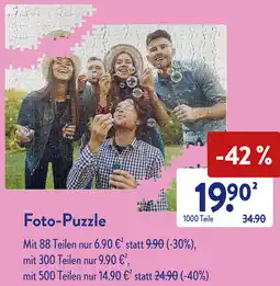 Aldi Süd Foto-Puzzle Angebot