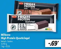 Lidl Milbona High Protein Quarkriegel Angebot