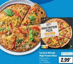 Lidl Trattoria Alfredo High Protein Pizza Angebot