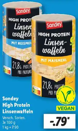 Lidl Sondey High Protein Linsenwaffeln Angebot