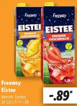 Lidl Freeway Eistee Angebot