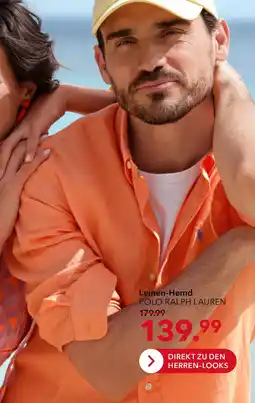 Peek & Cloppenburg Hamburg Leinen-Hemd POLO RALPH LAUREN Angebot