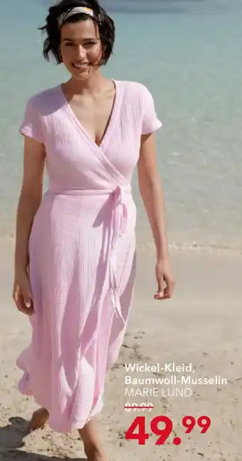 Peek & Cloppenburg Hamburg Wickel-Kleid, Baumwoll-Musselin MARIE LUND Angebot