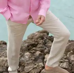 Peek & Cloppenburg Hamburg Leinen-Chino NILS SUNDSTRÖM Angebot