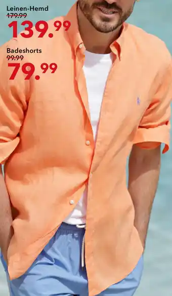 Peek & Cloppenburg Hamburg POLO RALPH LAUREN Leinen-Hemd Angebot
