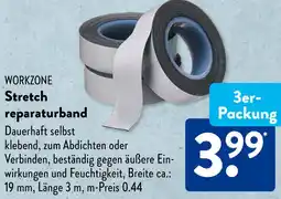 Aldi Süd WORKZONE Stretch reparaturband Angebot