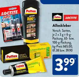 Aldi Süd Pattex/Loctite Alleskleber Angebot
