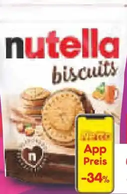 Netto Marken-Discount Ferrero Nutella Biscuits Angebot