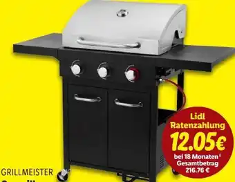 Lidl Grillmeister Gasgrill Memphis Angebot