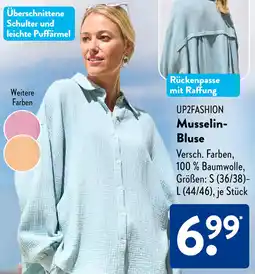 Aldi Süd UP2FASHION Musselin Bluse Angebot