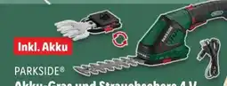Lidl Parkside Akku-Gras- und Strauchschere PGSA 4 B3 Angebot