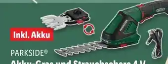 Lidl Parkside Akku-Gras- und Strauchschere PGSA 4 B3 Angebot